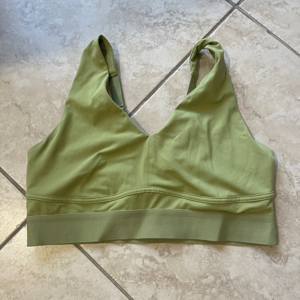 Green Sports Bra